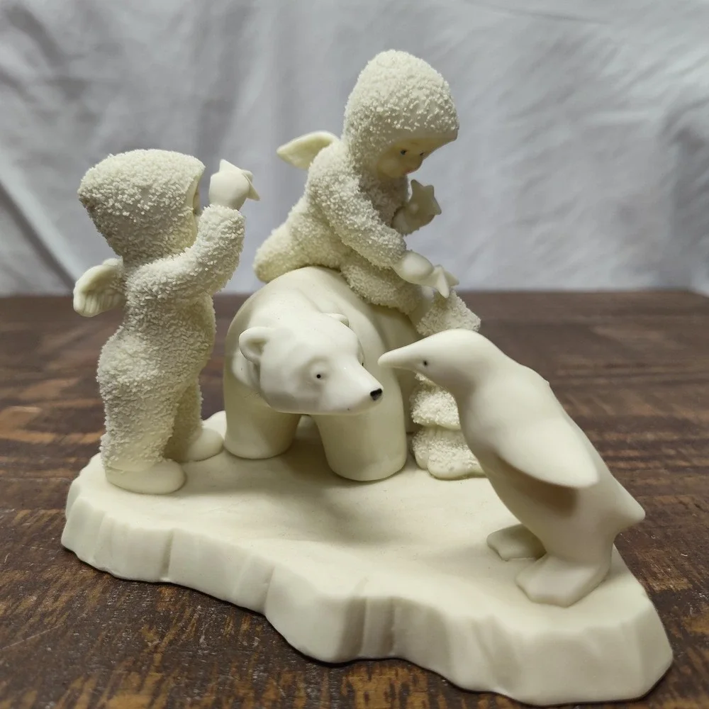 Snowbabies dept 56 figurines-Can I Help Too